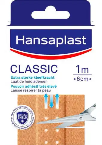 De Online Drogist Hansaplast classic pleisters 1m x 6cm 1st aanbieding