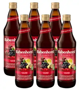 De Online Drogist Rabenhorst 120/80 sap voordeelverpakking 6x750ml aanbieding
