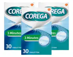 De Online Drogist Corega tabs 3 minuten tabletten multiverpakking 3x30tb aanbieding