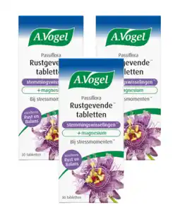 De Online Drogist A.vogel passiflora rustgevende * tabletten stemmingswisselingen * multiverpakking 3x30tb aanbieding