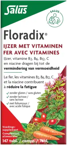 De Online Drogist Salus floradix ijzer tabletten 147tb aanbieding