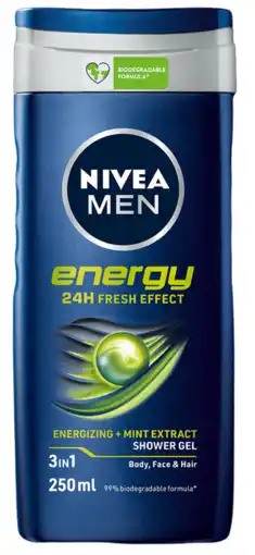 De Online Drogist Nivea men energy douchegel 250ml aanbieding