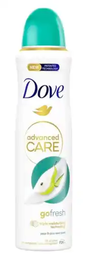 De Online Drogist Dove go fresh pear & aloë vera deodorant spray 150ml aanbieding