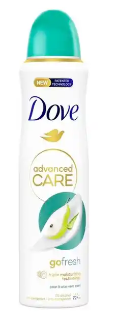 De Online Drogist Dove go fresh pear & aloë vera deodorant spray 150ml aanbieding