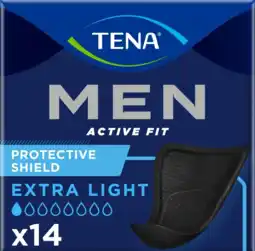 De Online Drogist Tena men active fit protective shield verband 14st aanbieding