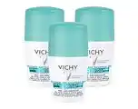 De Online Drogist Vichy anti-transpiratie anti-witte en gele vlekken roller 48 uur - multiverpakking 3x50ml aanbieding
