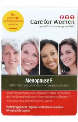 De Online Drogist Care for women menopauze f capsules 60vcp aanbieding