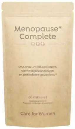 De Online Drogist Care for women menopauze f capsules 60vcp aanbieding