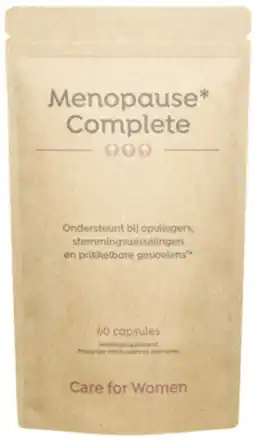 De Online Drogist Care for women menopauze f capsules 60vcp aanbieding