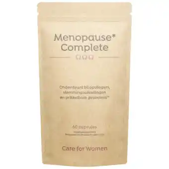 De Online Drogist Care for women menopauze f capsules 60vcp aanbieding