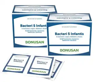 De Online Drogist Bonusan bacteri 5 infantis sachets duoverpakking 2x28st aanbieding