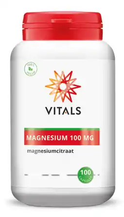 De Online Drogist Vitals magnesium 100mg capsules 100cp aanbieding