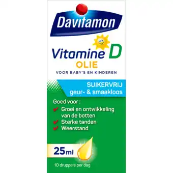 De Online Drogist Davitamon vitamine d olie 25ml aanbieding