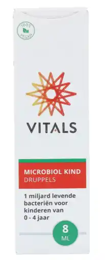 De Online Drogist Vitals microbiol kind 0-4 jaar druppels 8ml aanbieding