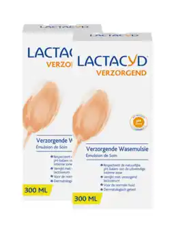 De Online Drogist Lactacyd wasemulsie verzorgend multiverpakking 2x300ml aanbieding