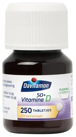 De Online Drogist Davitamon vitamine d 50+ tabletten 250tb aanbieding