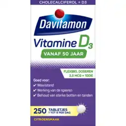 De Online Drogist Davitamon vitamine d 50+ tabletten 250tb aanbieding