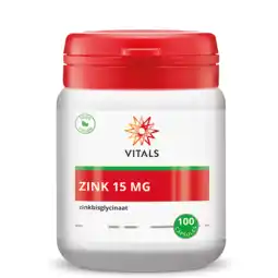 De Online Drogist Vitals zink 15mg capsules 100cp aanbieding