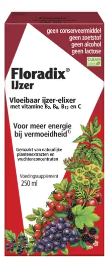 De Online Drogist Salus floradix vloeibaar ijzer elixer 250ml aanbieding