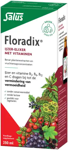 De Online Drogist Salus floradix vloeibaar ijzer elixer 250ml aanbieding