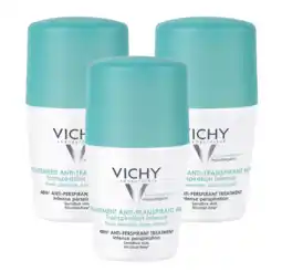 De Online Drogist Vichy deodorant anti-transpiratie roller 48 uur - multiverpakking 3x50ml aanbieding