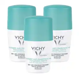 De Online Drogist Vichy deodorant anti-transpiratie roller 48 uur - multiverpakking 3x50ml aanbieding