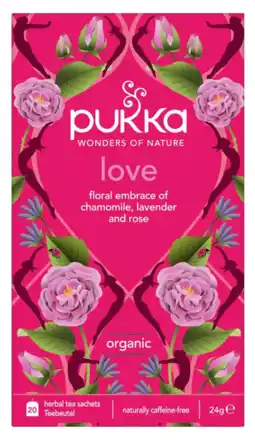 De Online Drogist Pukka love thee 20zk aanbieding