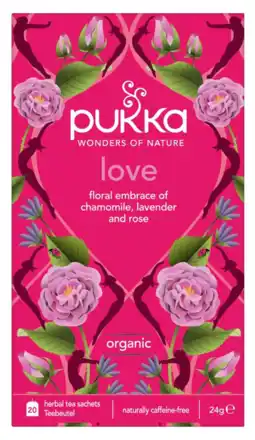 De Online Drogist Pukka love thee 20zk aanbieding