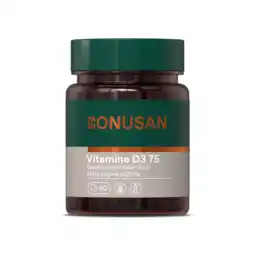 De Online Drogist Bonusan vitamine d3 75mcg 3000ie capsules 60cp aanbieding