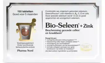 De Online Drogist Pharma nord bio-seleen + zink tabletten 150tb aanbieding