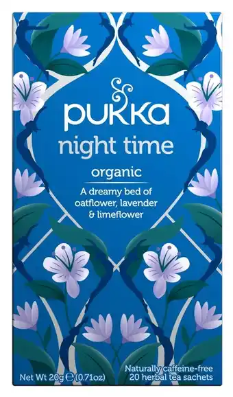 De Online Drogist Pukka night time thee 20zk aanbieding