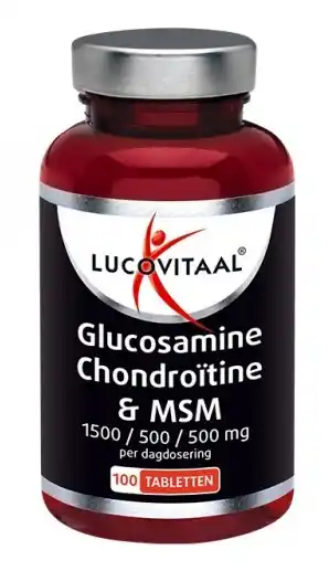 De Online Drogist Lucovitaal glucosamine chondroïtine en msm tabletten 100tb aanbieding