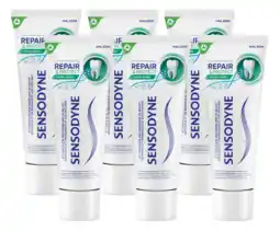 De Online Drogist Sensodyne repair & protect extra fresh tandpasta multiverpakking 6x75ml aanbieding