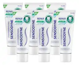 De Online Drogist Sensodyne repair & protect extra fresh tandpasta multiverpakking 6x75ml aanbieding