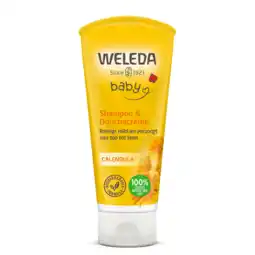 De Online Drogist Weleda baby calendula shampoo & douchecrème 200ml aanbieding