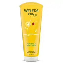 De Online Drogist Weleda baby calendula shampoo & douchecrème 200ml aanbieding