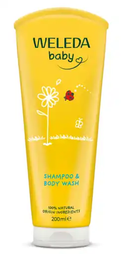 De Online Drogist Weleda baby calendula shampoo & douchecrème 200ml aanbieding