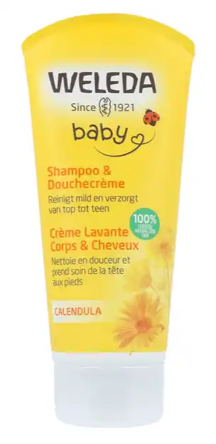 De Online Drogist Weleda baby calendula shampoo & douchecrème 200ml aanbieding