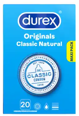 De Online Drogist Durex condoom natural 20st aanbieding