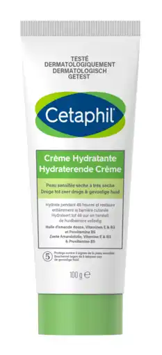 De Online Drogist Cetaphil hydraterende crème - vochtinbrengende crème gezicht & lichaam 100gr aanbieding