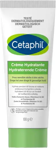 De Online Drogist Cetaphil hydraterende crème - vochtinbrengende crème gezicht & lichaam 100gr aanbieding