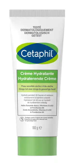 De Online Drogist Cetaphil hydraterende crème - vochtinbrengende crème gezicht & lichaam 100gr aanbieding