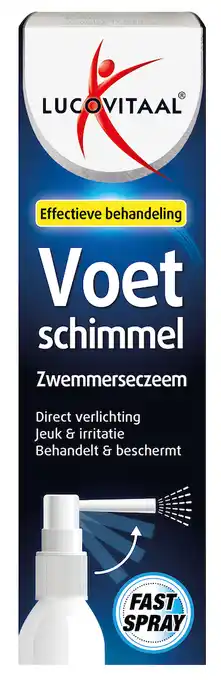 De Online Drogist Lucovitaal voetschimmel zwemmerseczeem spray 25ml aanbieding