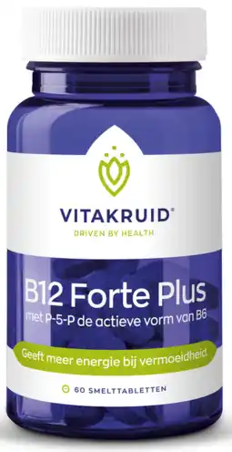 De Online Drogist Vitakruid b12 forte plus tabletten 60tb aanbieding