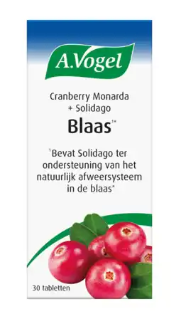 De Online Drogist A.vogel cranberry monarda tabletten 30tb aanbieding