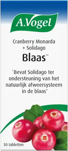 De Online Drogist A.vogel cranberry monarda tabletten 30tb aanbieding