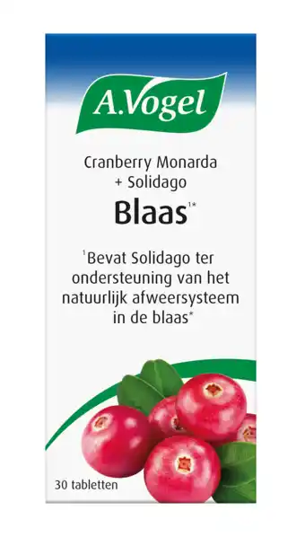 De Online Drogist A.vogel cranberry monarda tabletten 30tb aanbieding