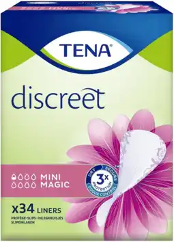 De Online Drogist Tena discreet mini magic inlegkruisjes 34st aanbieding