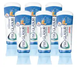 De Online Drogist Sensodyne proglasur junior 6+ tandpasta multiverpakking 6x50ml aanbieding