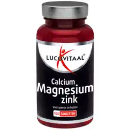 De Online Drogist Lucovitaal calcium magnesium zink tabletten 100tb aanbieding